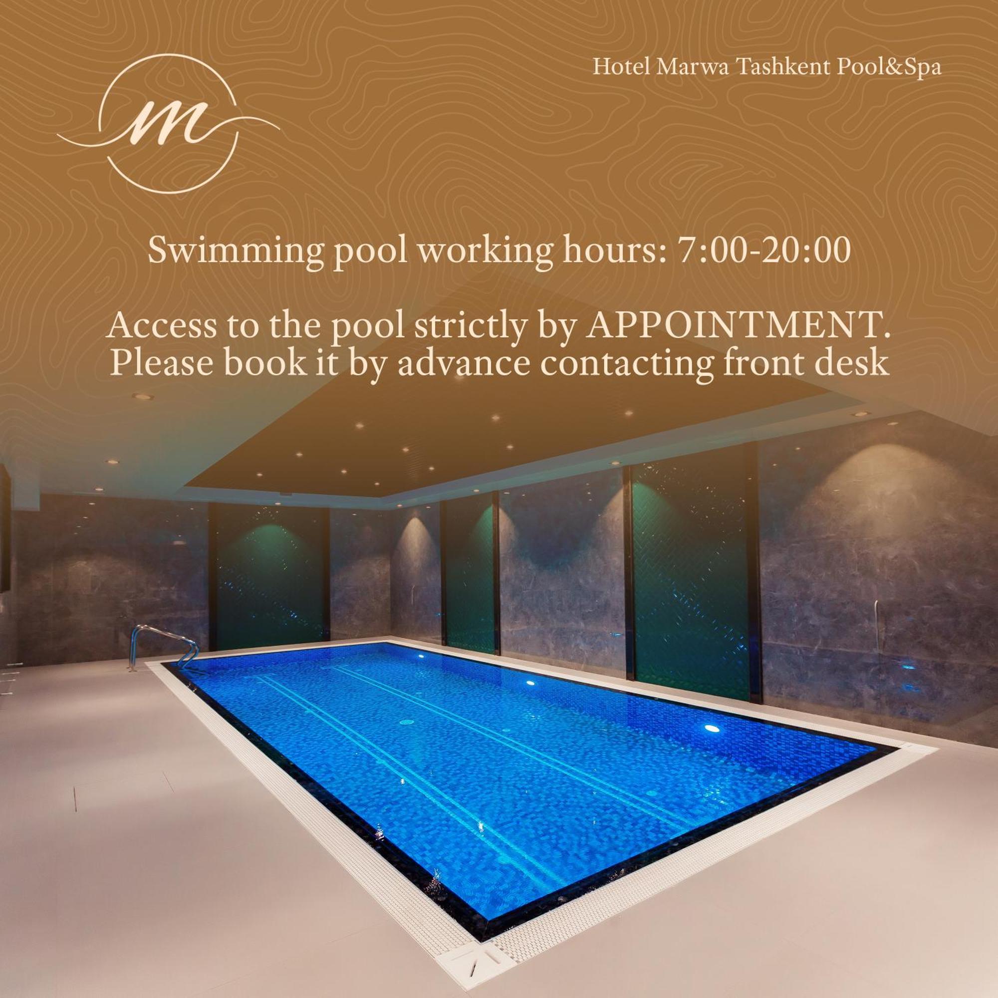 Hotel Marwa Tashkent Pool&Spa Exterior photo